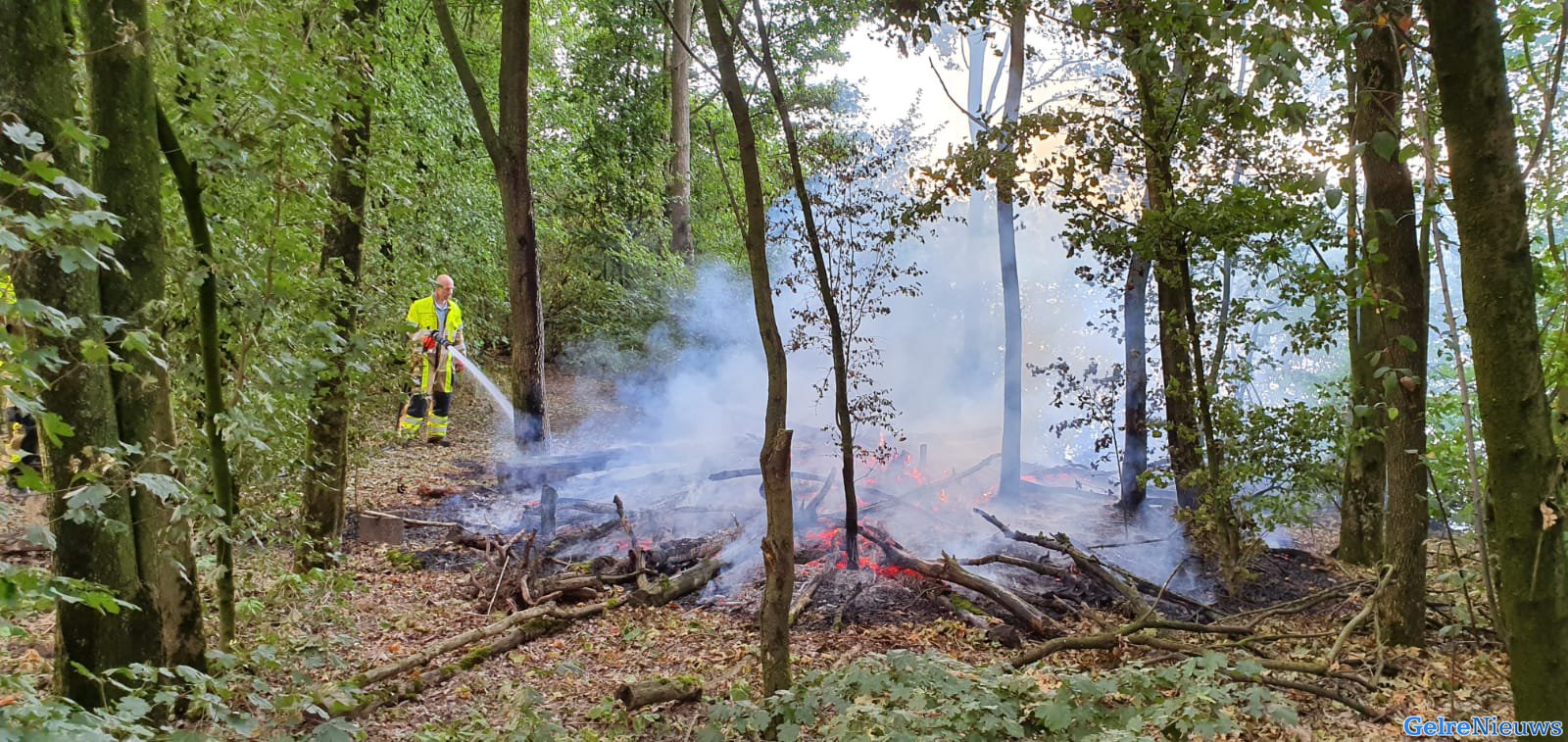 Branden in bosschages in Wijchen