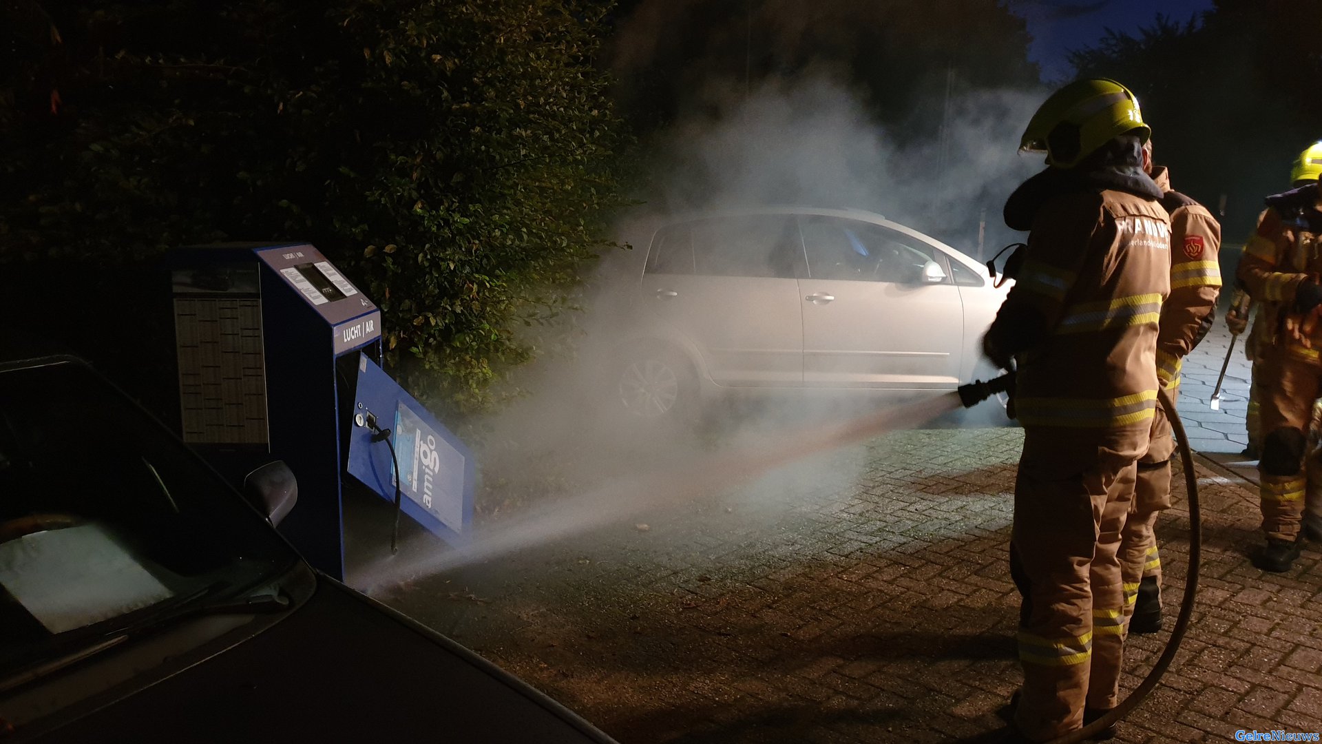 Bijzondere brand bij tankstation in De Steeg