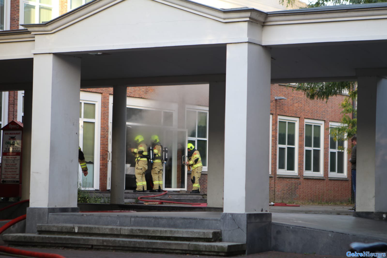 Grote brand in wokrestaurant in Ede