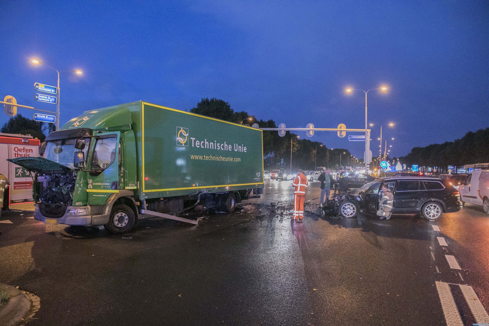 Verkeerschaos rondom Arnhem na ernstig ongeval