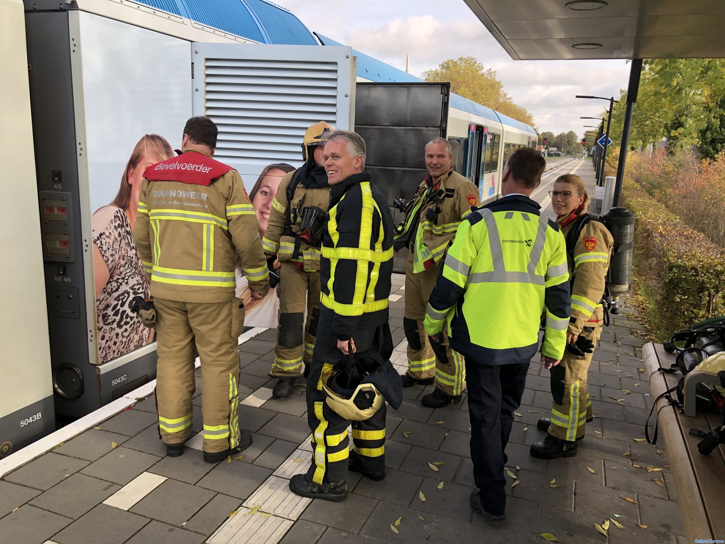Brand in trein op station Didam zorgde voor problemen op het spoor