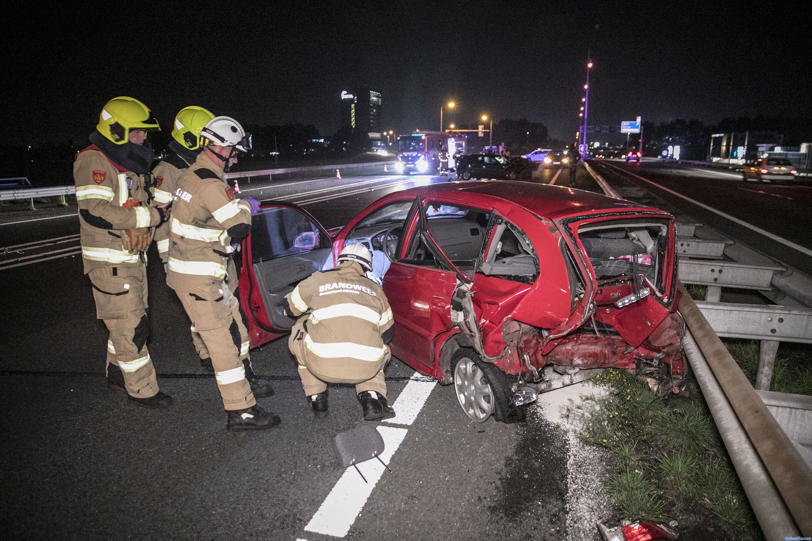 Twee zwaargewonden bij ernstig ongeval A12