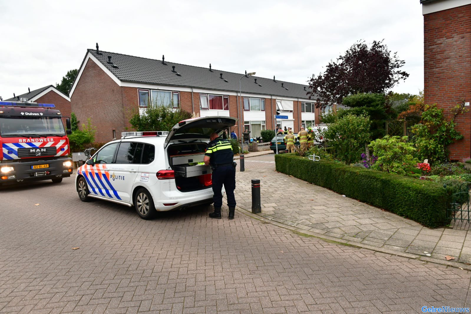 Gaslekkage na werkzaamheden in Duiven