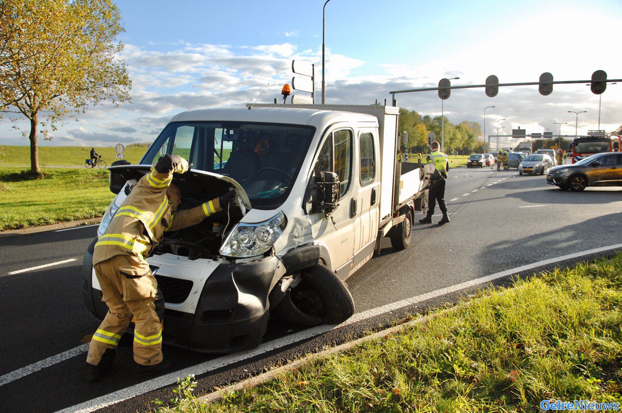 Veel schade na ongeval op Pleijroute Arnhem
