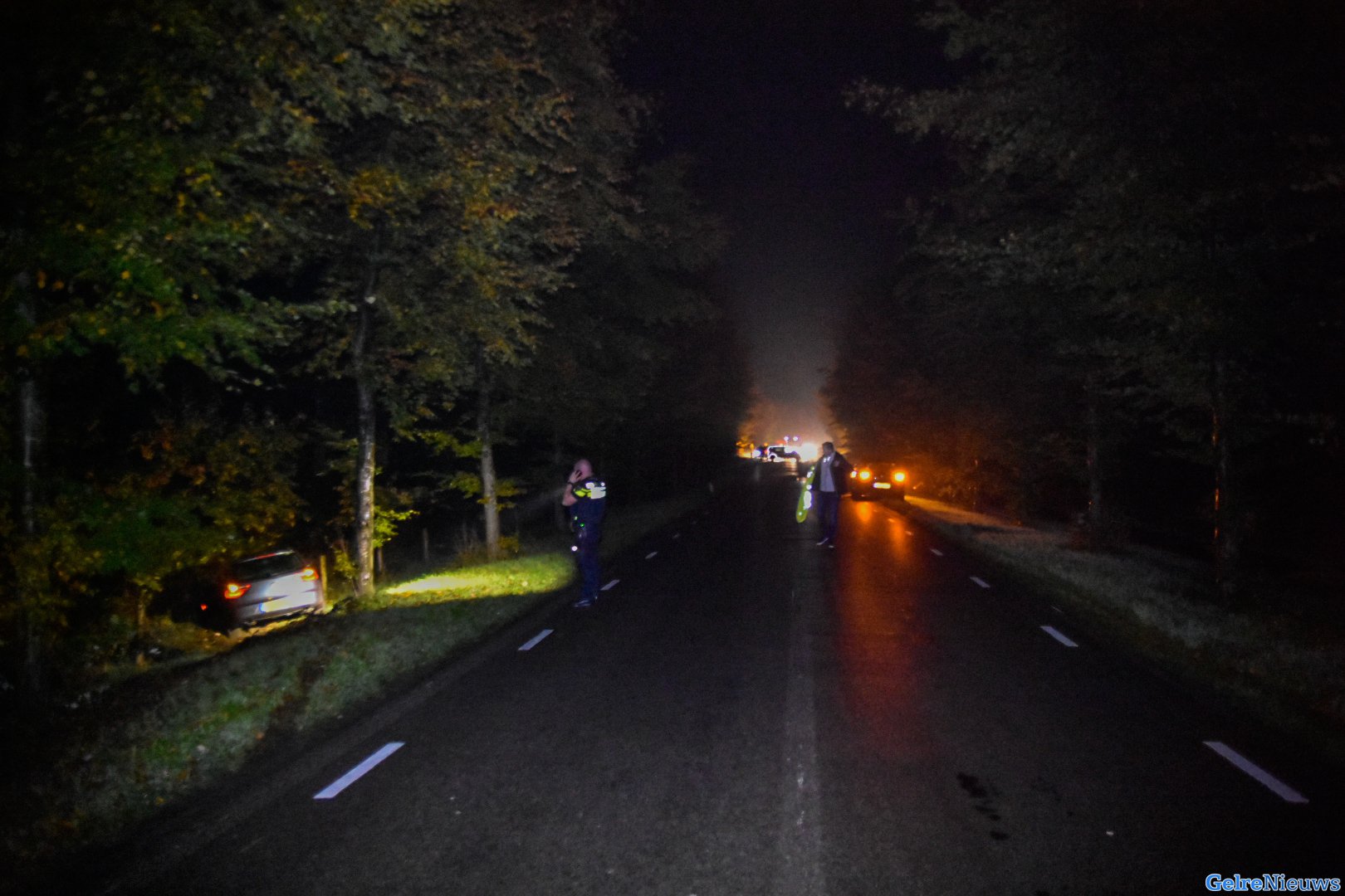 Weg in Oosterbeek een uur lang afgesloten vanwege ongeval