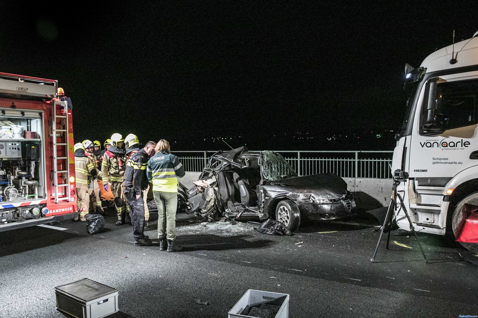 Twee doden bij ongeval A50 Heteren