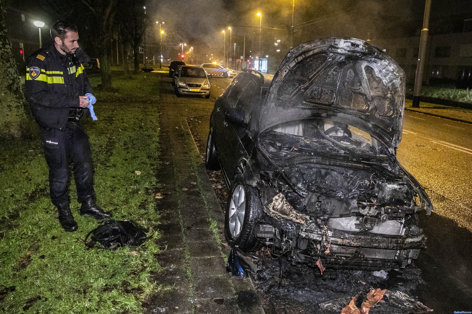 Auto voor de tweede keer in brand gestoken