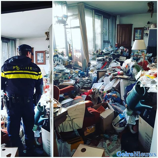 Wijkagent deelt foto van ernstig vervuilde woning