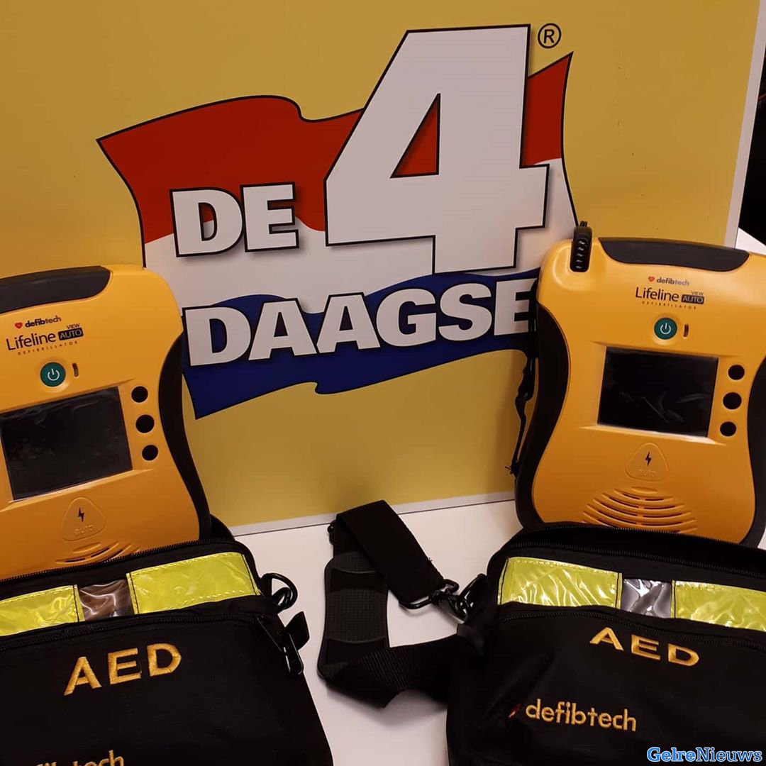 Vrijwilliger vierdaagse Nijmegen steelt 2 AED’s