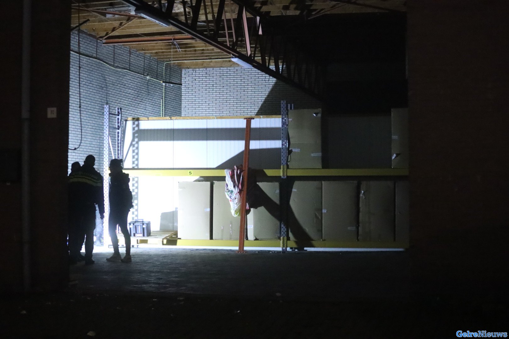 Grote actie bij bedrijventerrein ’t Broek, pand gesloten