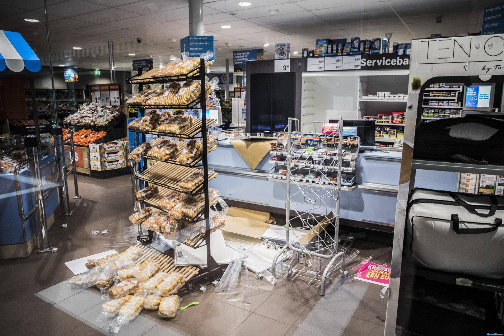 Sigaretten buitgemaakt bij inbraak supermarkt Arnhem