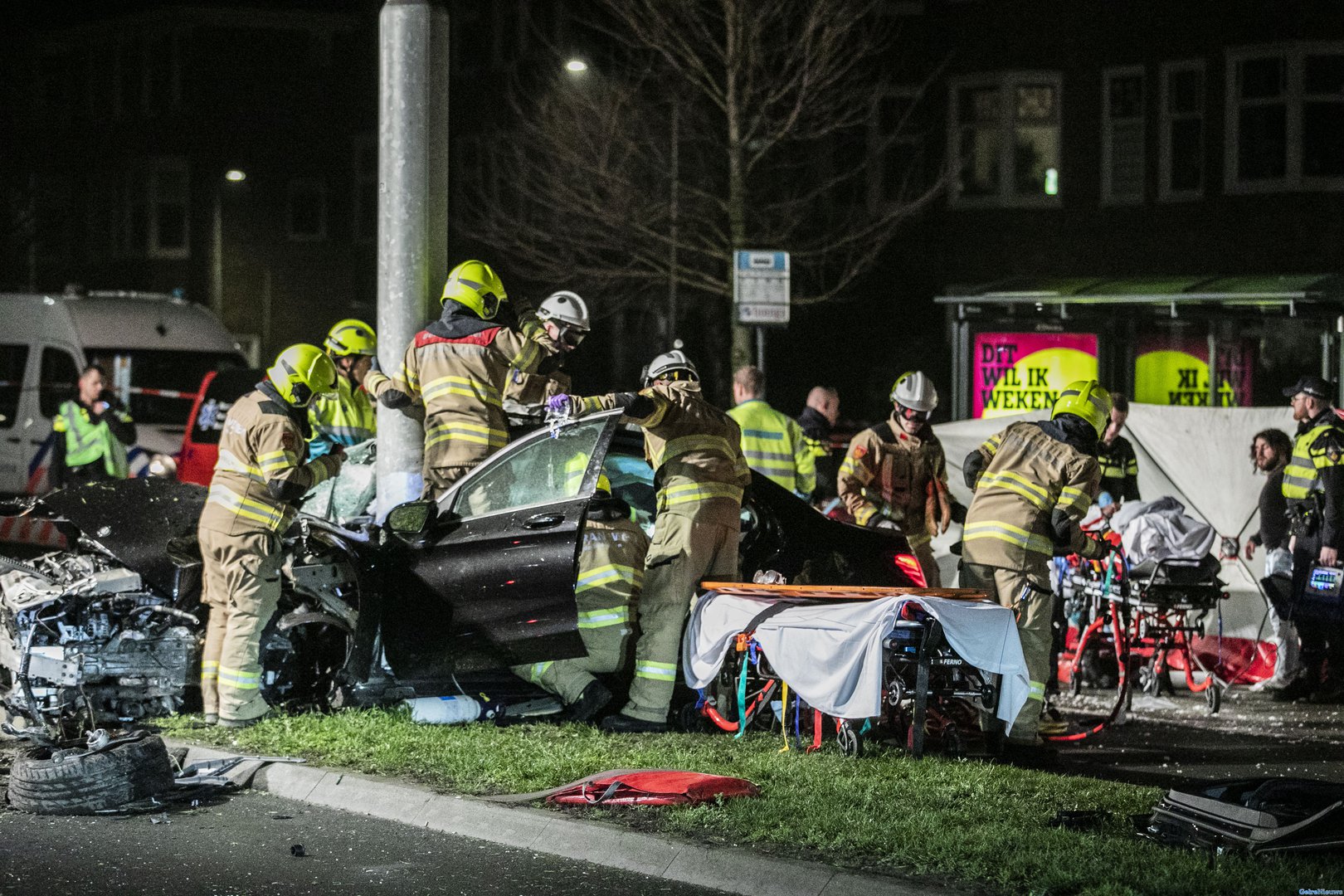Slachtoffer crash Arnhem nog in kritieke toestand