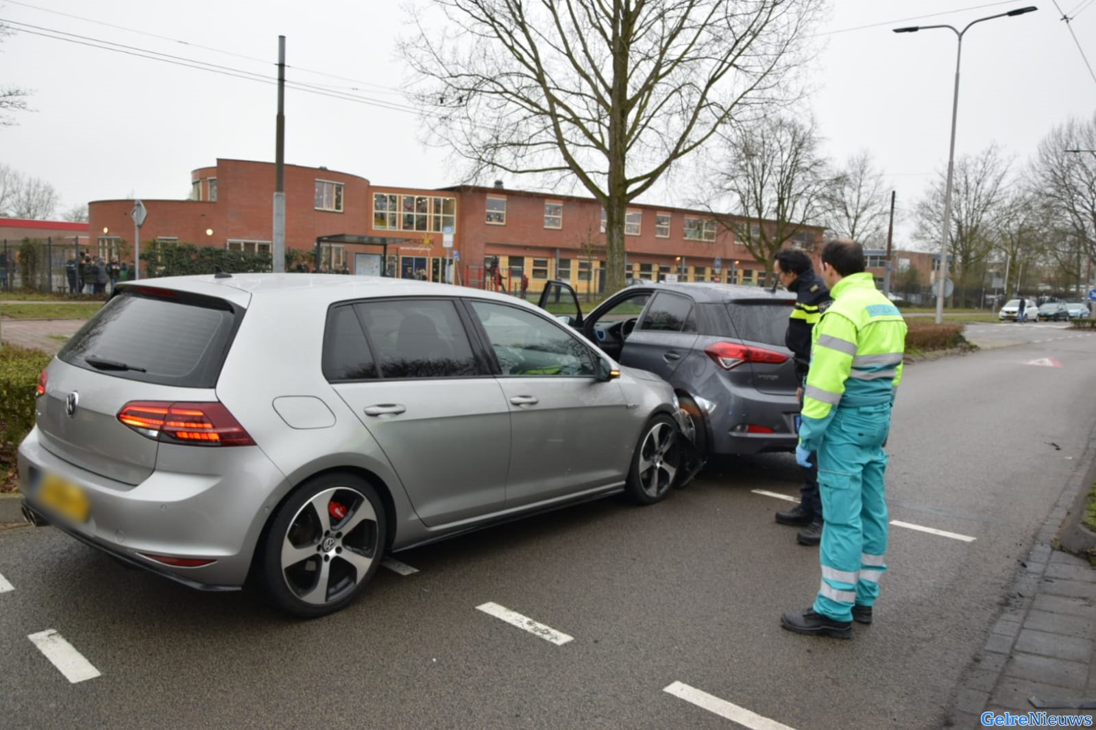 Schade en hinder na ongeval in Arnhem