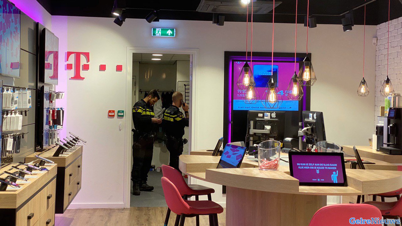 Overval op T-Mobile in Arnhem