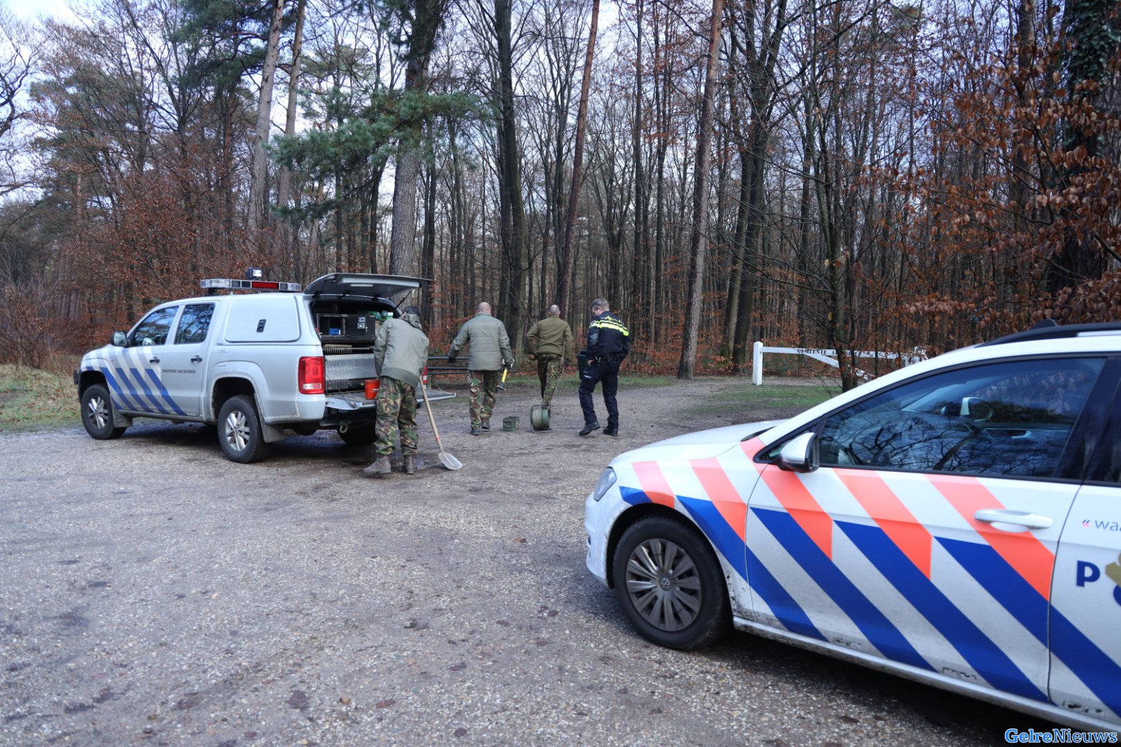 Explosief aangetroffen tijdens bomen planten