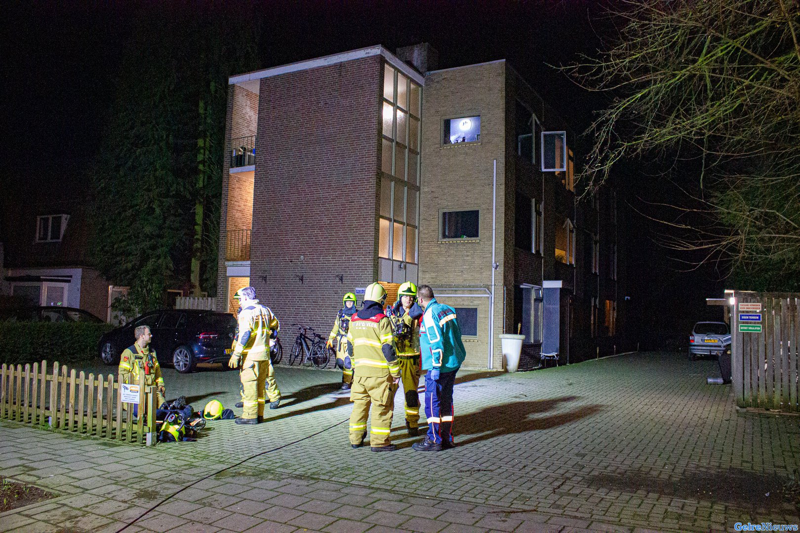 Mogelijk brandstichting bij appartement in Ellecom