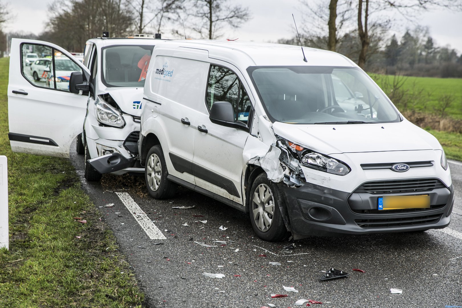 Kettingbotsing op N348 bij Spankeren