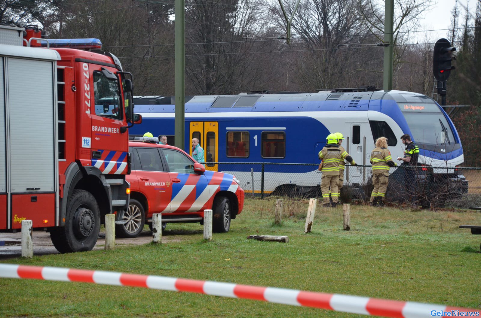 Geen treinverkeer tussen Arnhem en Ede na aanrijding