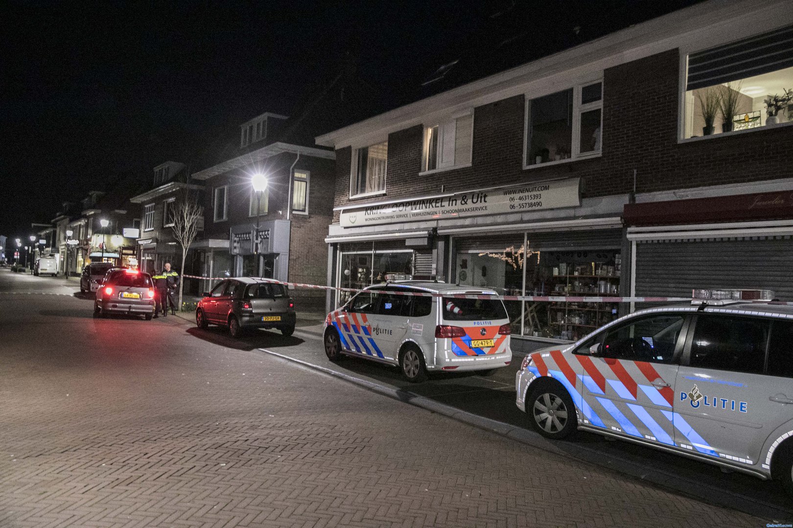 Autobrand en bebloede man Velp vermoedelijk verband