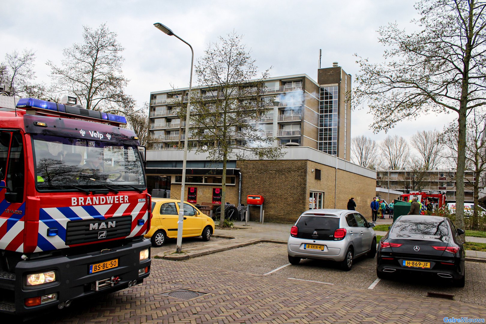 Brand bij restaurant De Gastronoom in Arnhem