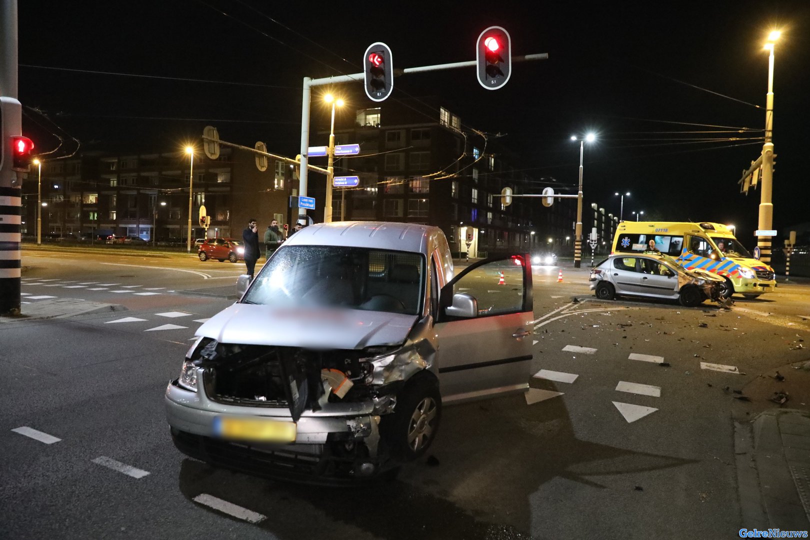 Grimmige sfeer bij ongeval in Arnhem