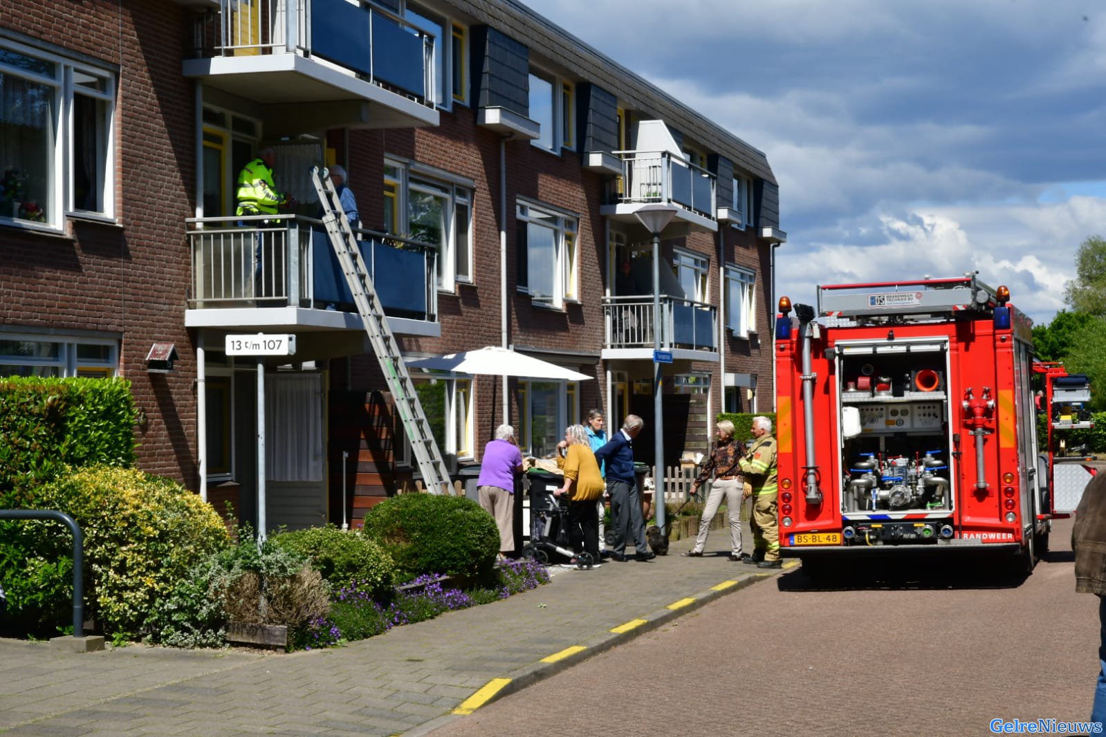 Brand in appartementencomplex voor ouderen in Duiven