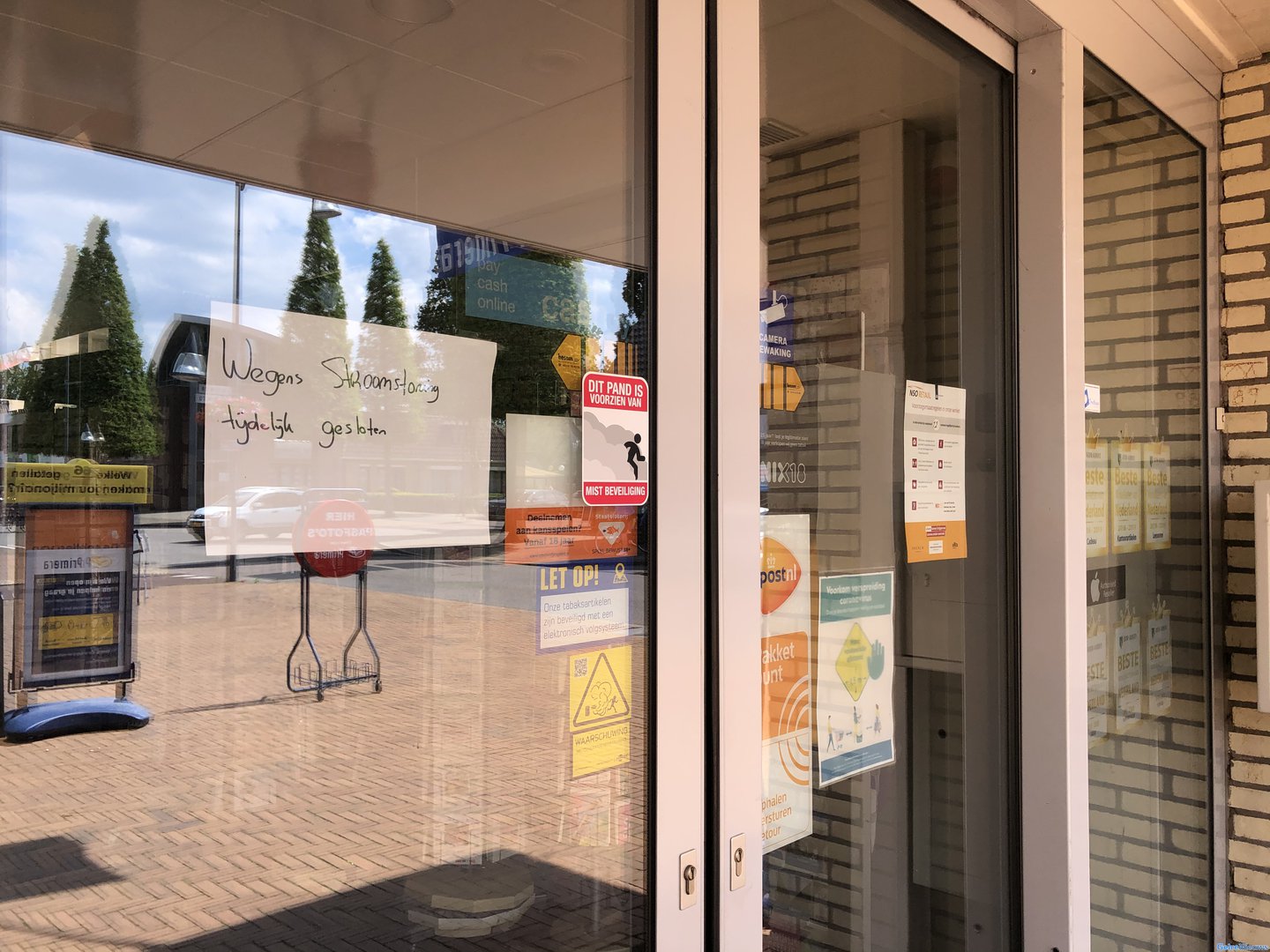 Winkels tijdelijk gesloten door grote stroomstoring in Dieren