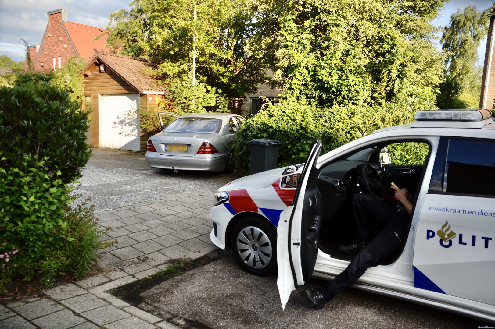 Wilde achtervolging door Arnhem eindigt in Velpse tuin