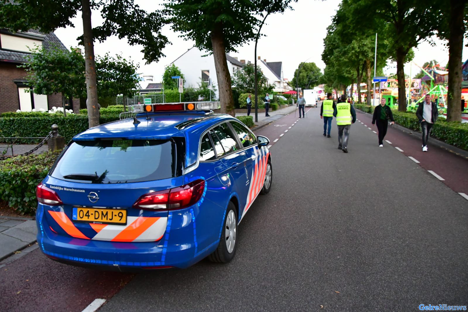 Grote politiemacht bij kermis Zevenaar