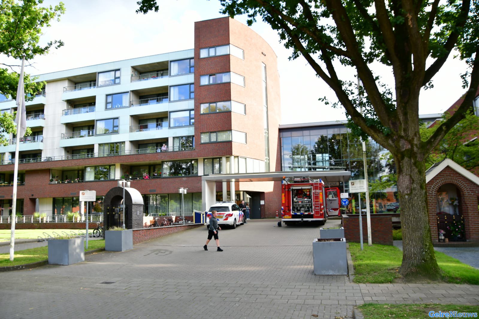 Brand bij zorgcentrum in Wehl