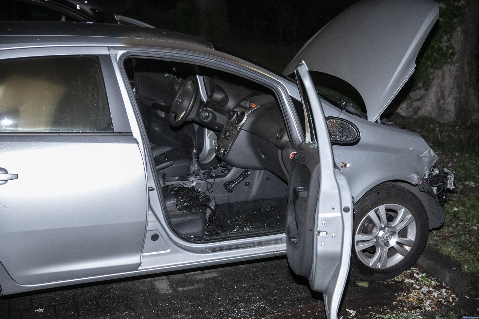 Gestolen auto gedumpt en in brand gestoken