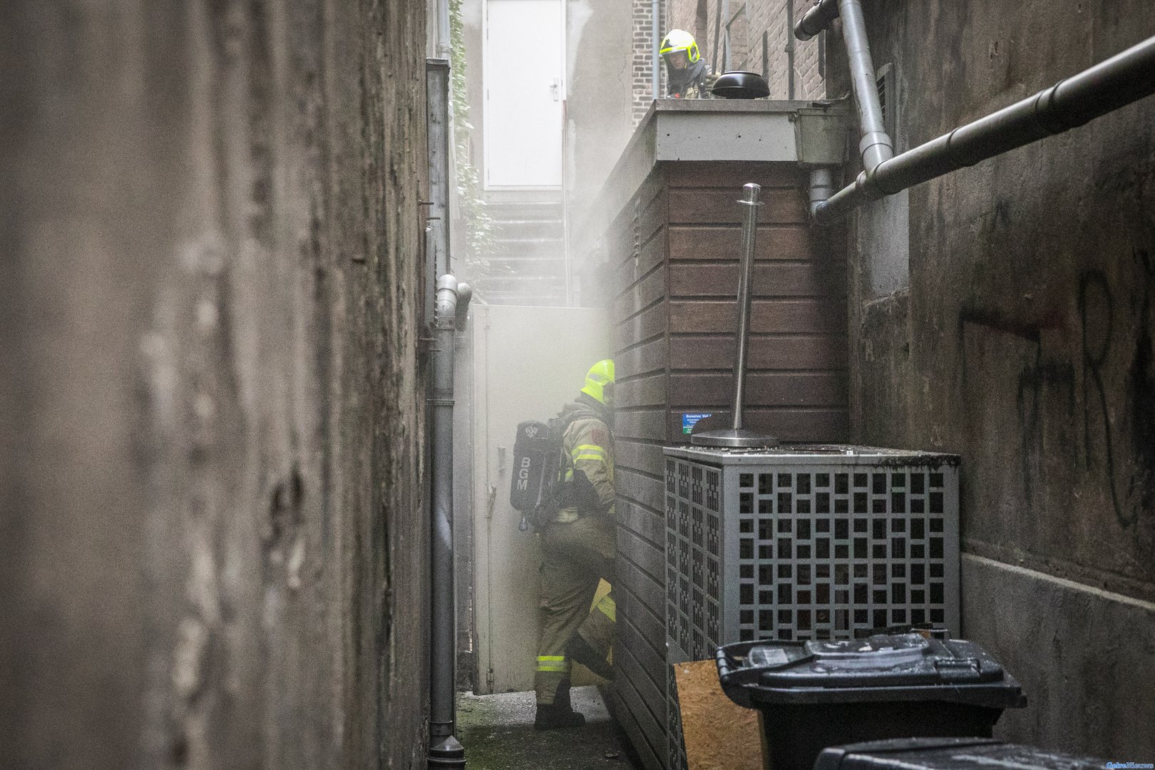 Grote schade na brand op Arnhemse Korenmarkt