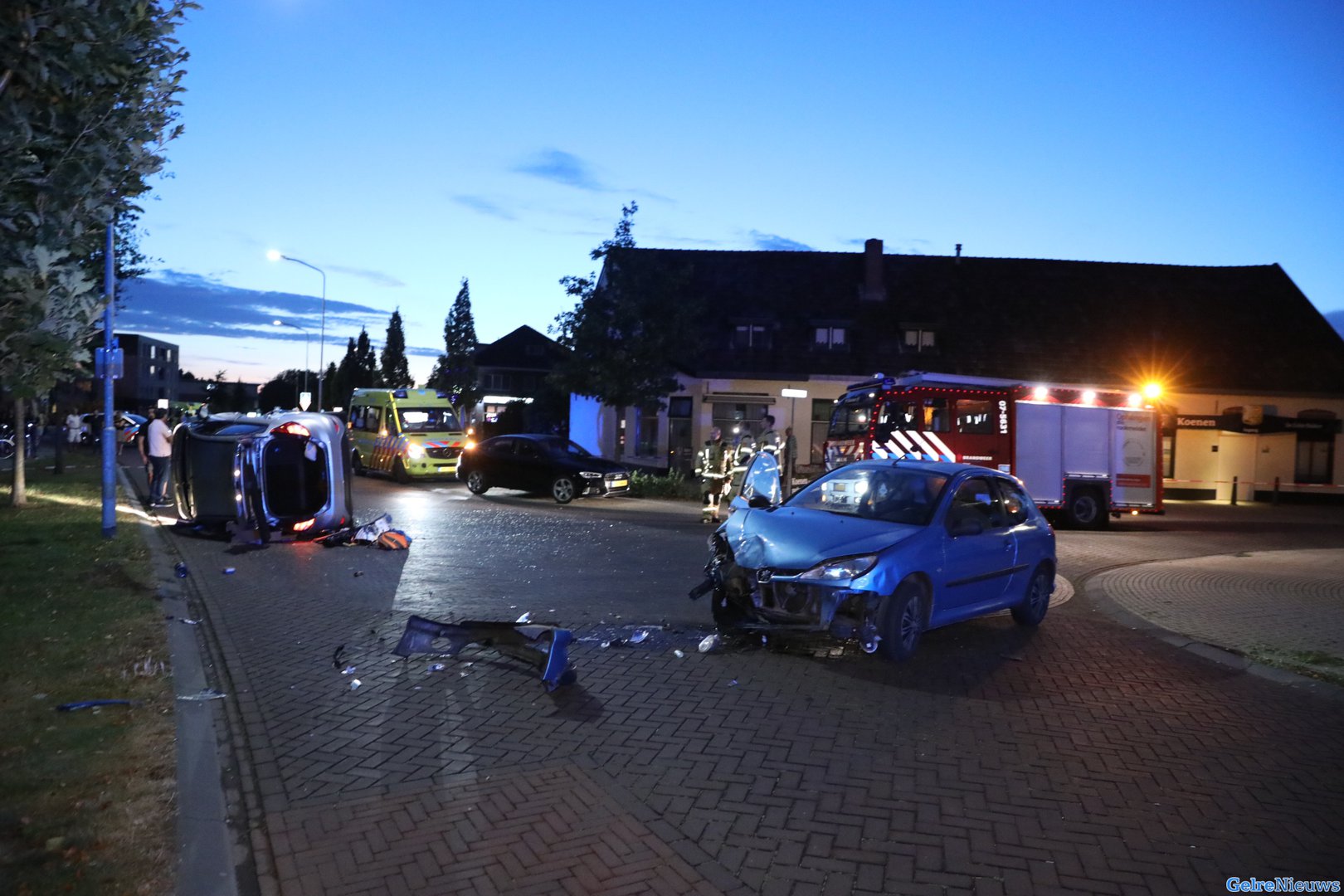 Twee gewonden bij ongeval Rijksweg in Duiven