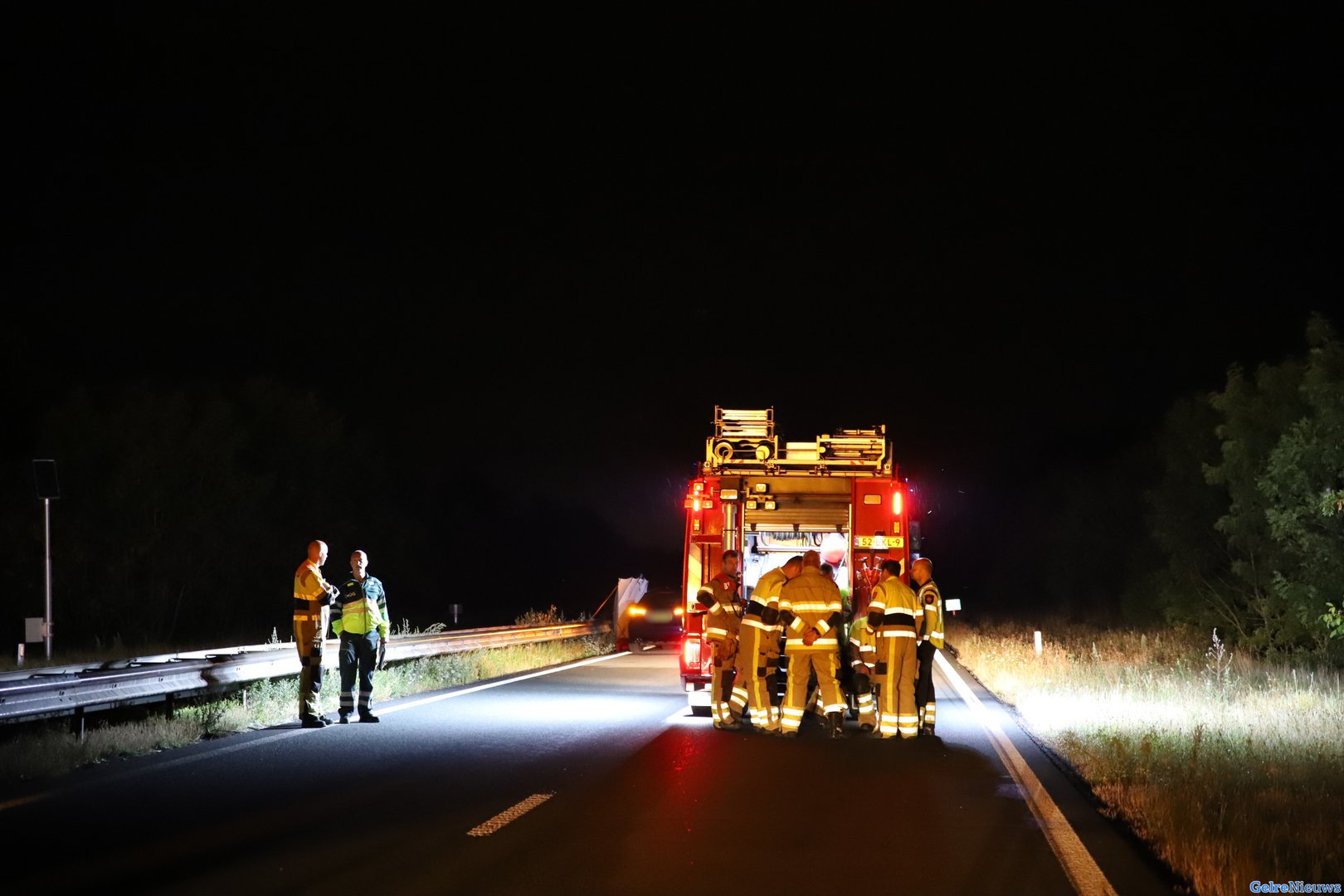 Voetganger overleden bij ernstig ongeval op N323