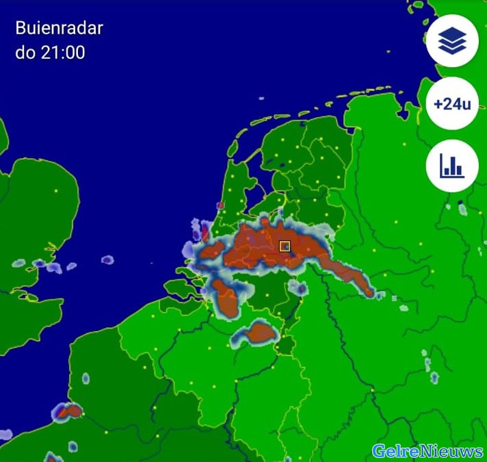 Na een erg warme en droge week kans op veel neerslag
