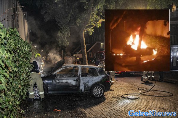 Weer een autobrand in Arnhemse wijk Klarendal