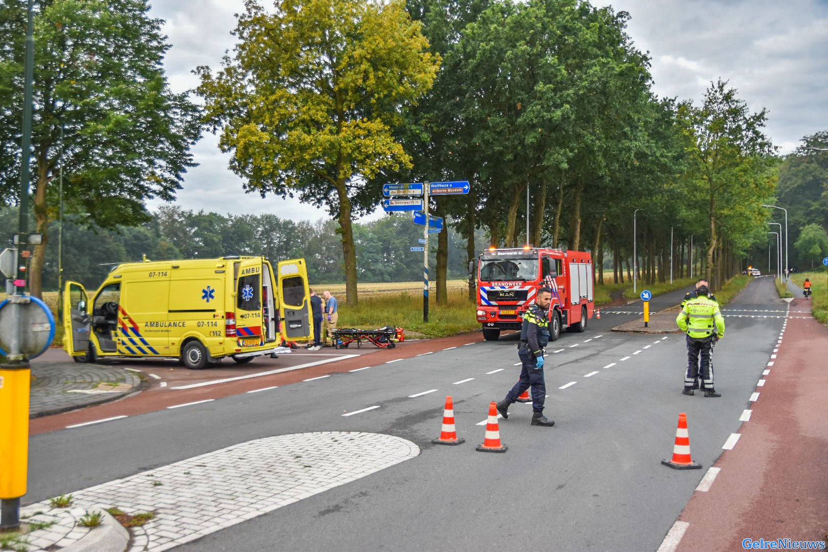 Fietser overleden na aanrijding in Oosterbeek