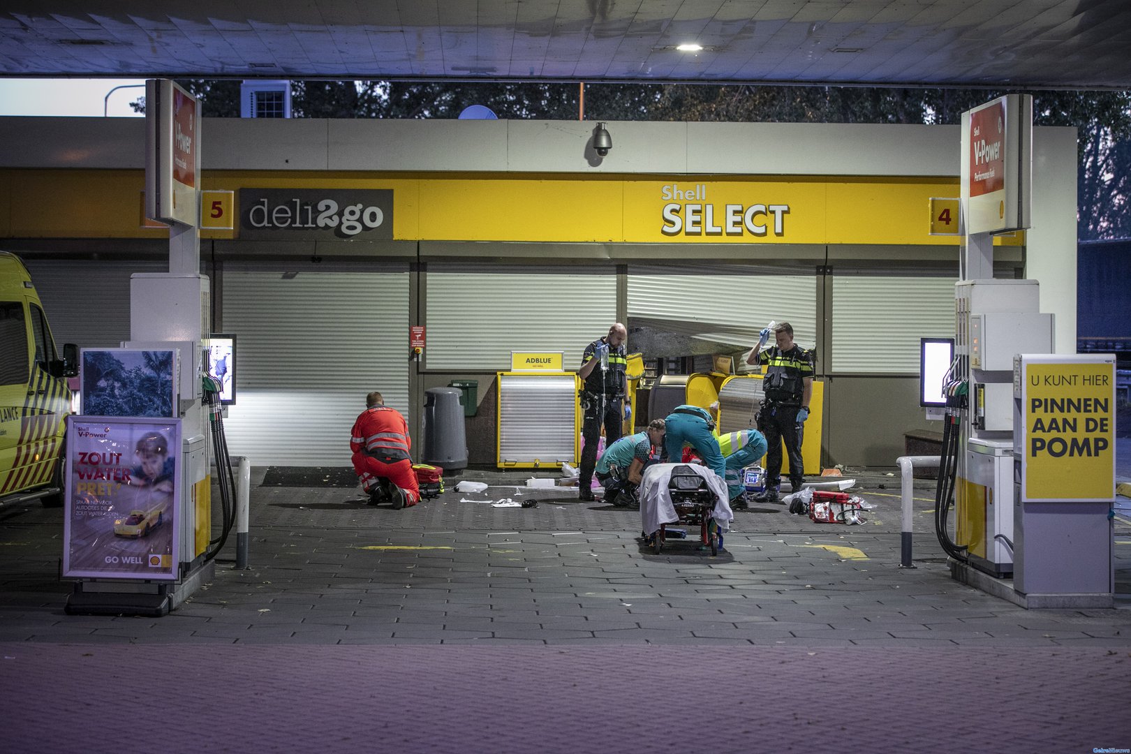 Motorrijder ongeval tankstation A325 overleden