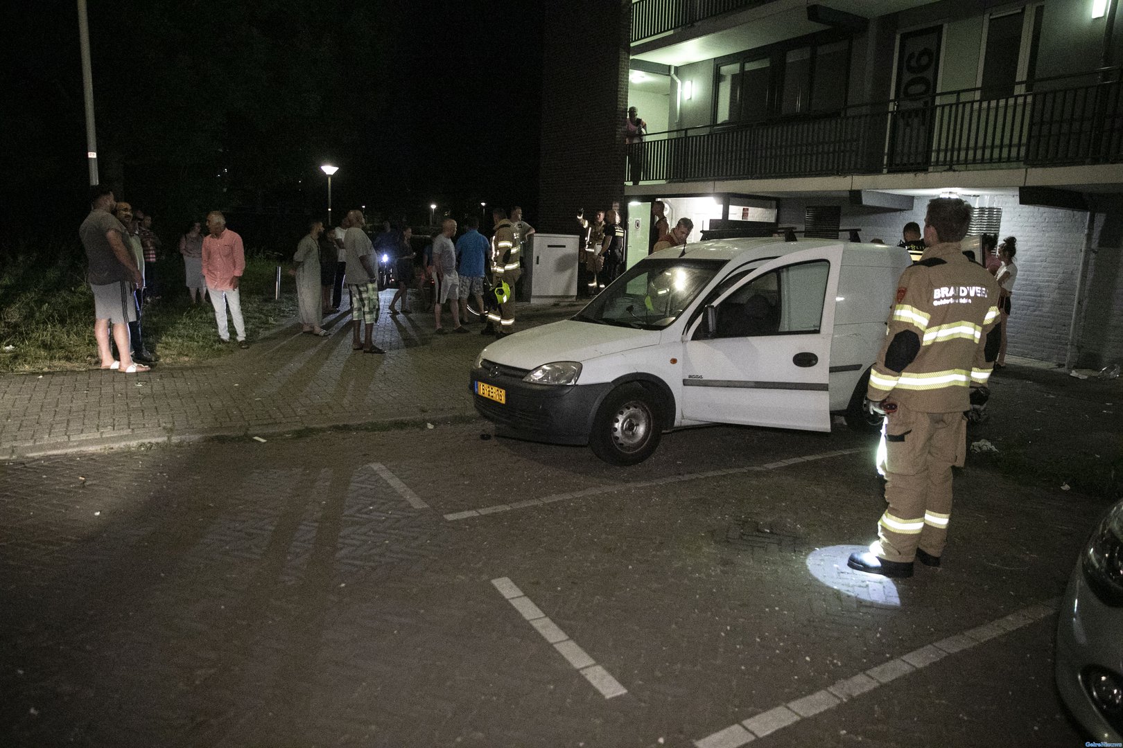 Ontploffing Arnhem: vandalisme bij bestelauto