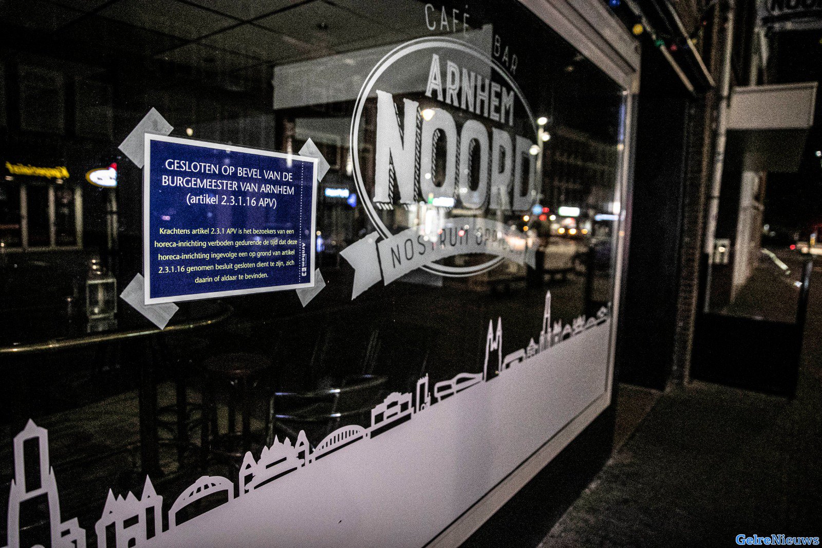 Café in Arnhem op slot na schietpartij