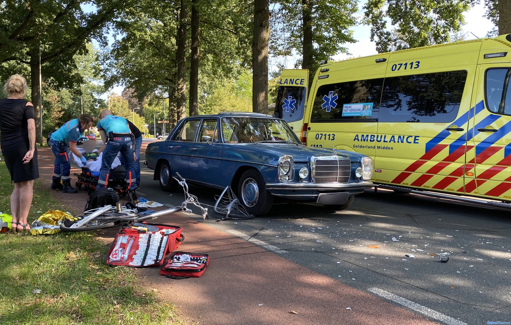 Scholier raakt gewond bij ongeval Het Rhedens Rozendaal