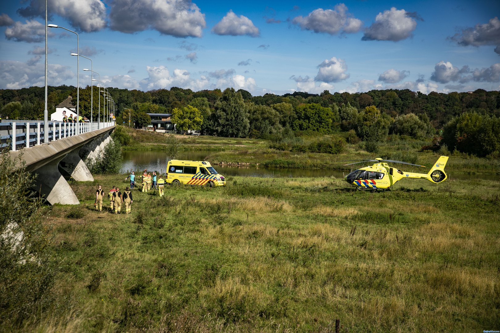 Te water geraakte persoon in kritieke toestand