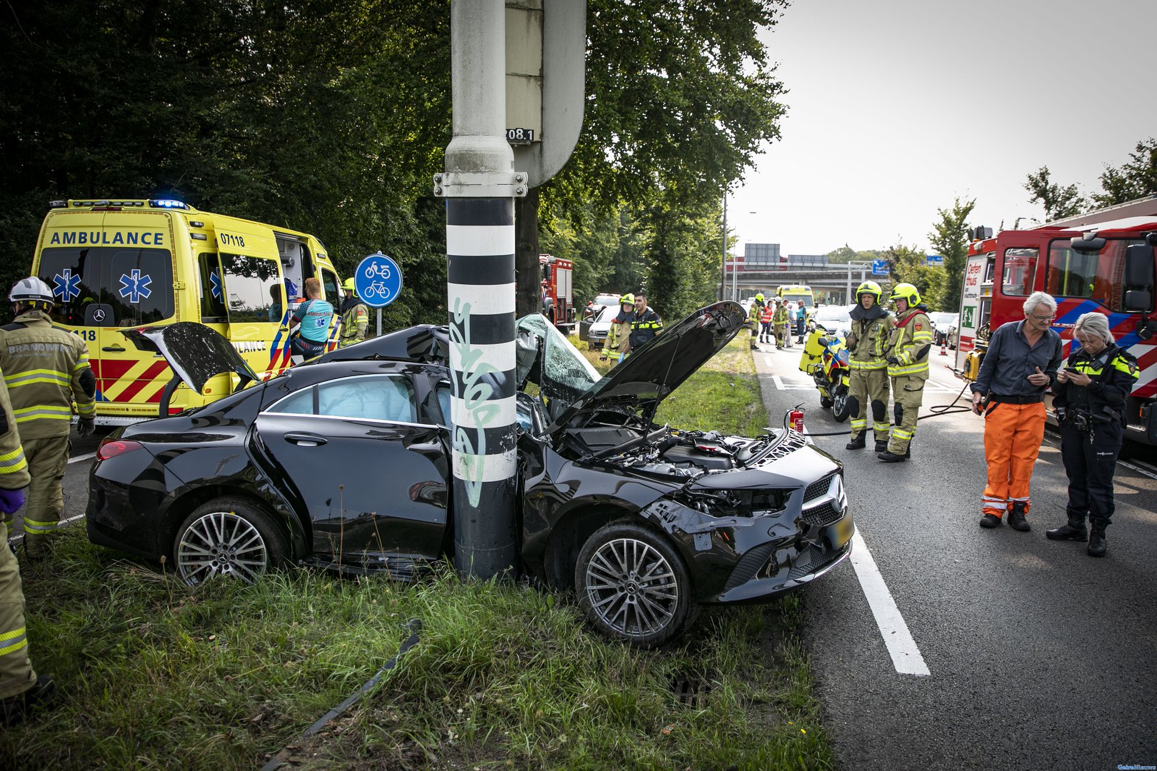 Man in kritieke toestand na ernstig ongeval in Arnhem