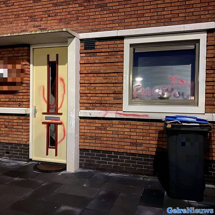 Woning en auto beklad met ‘fuck you’: ‘Wie doet zoiets?’