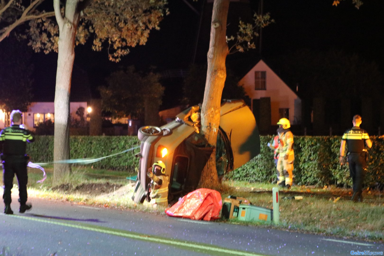 Twee gewonden in kritieke toestand na zwaar ongeval
