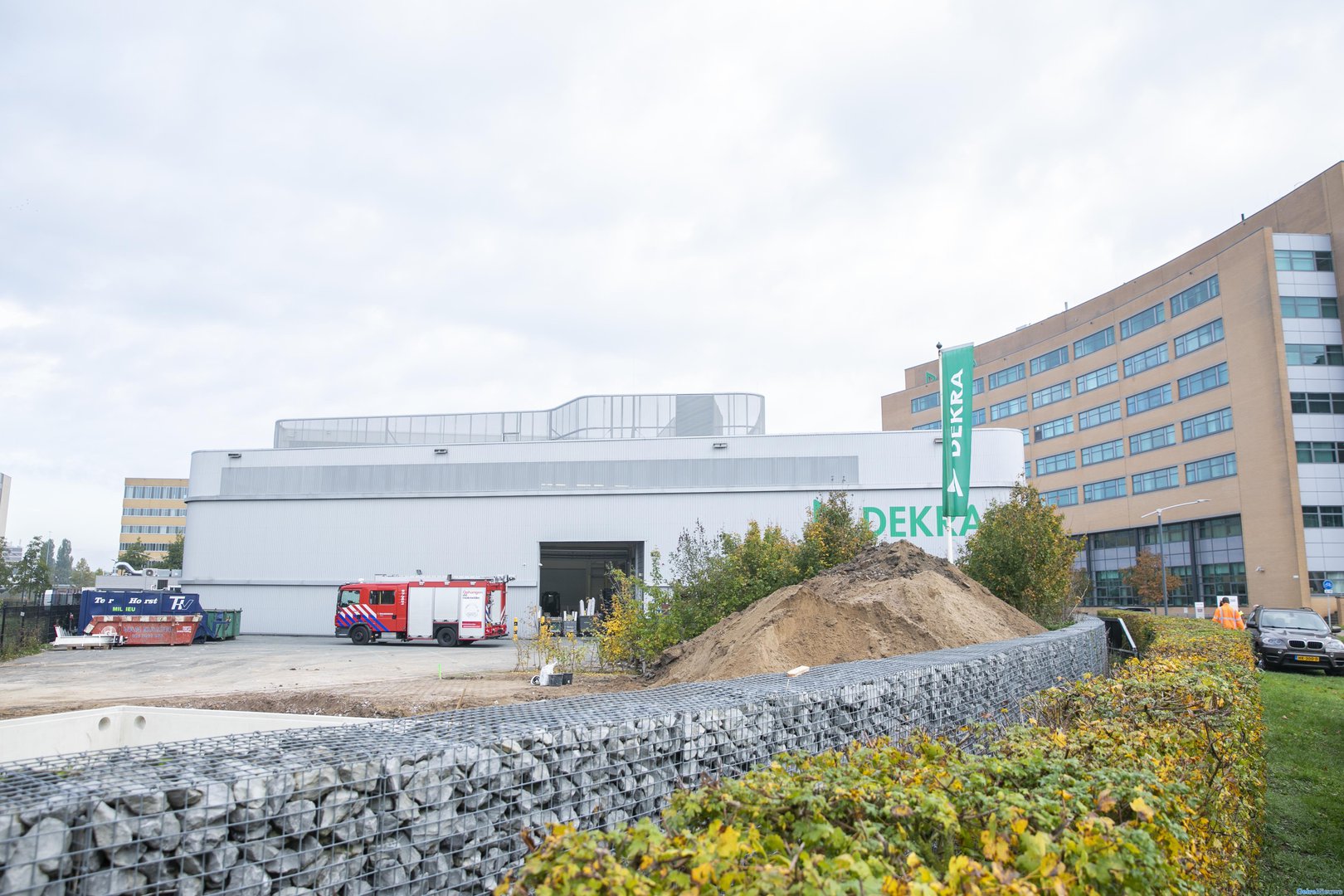 Brand in lab bij een bedrijf in Arnhem