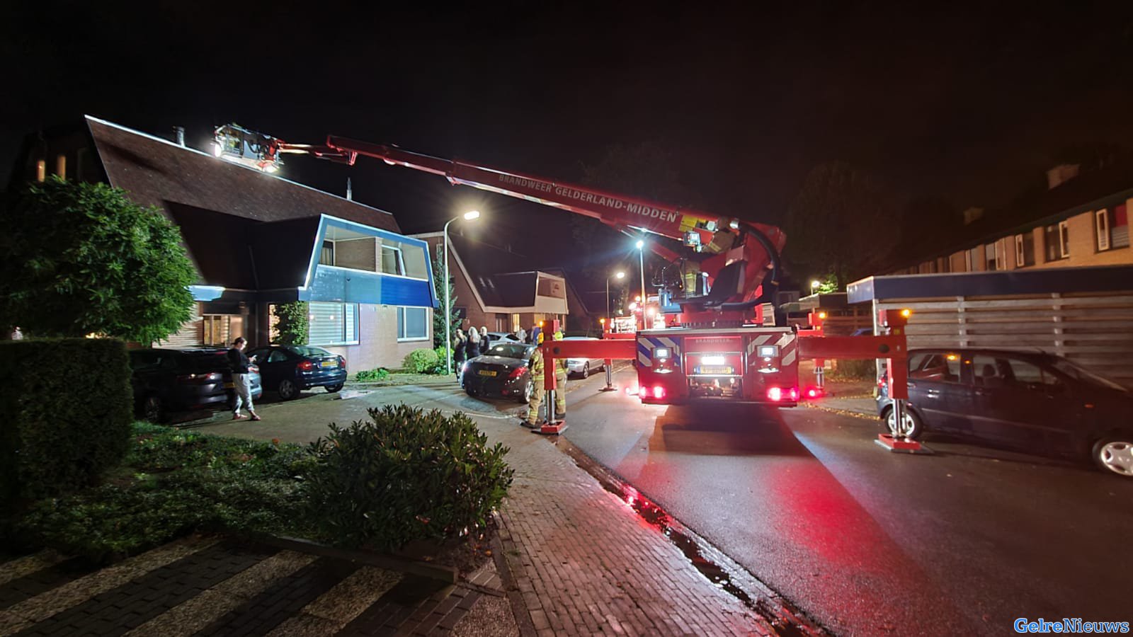 Schoorsteenbrand in Duiven