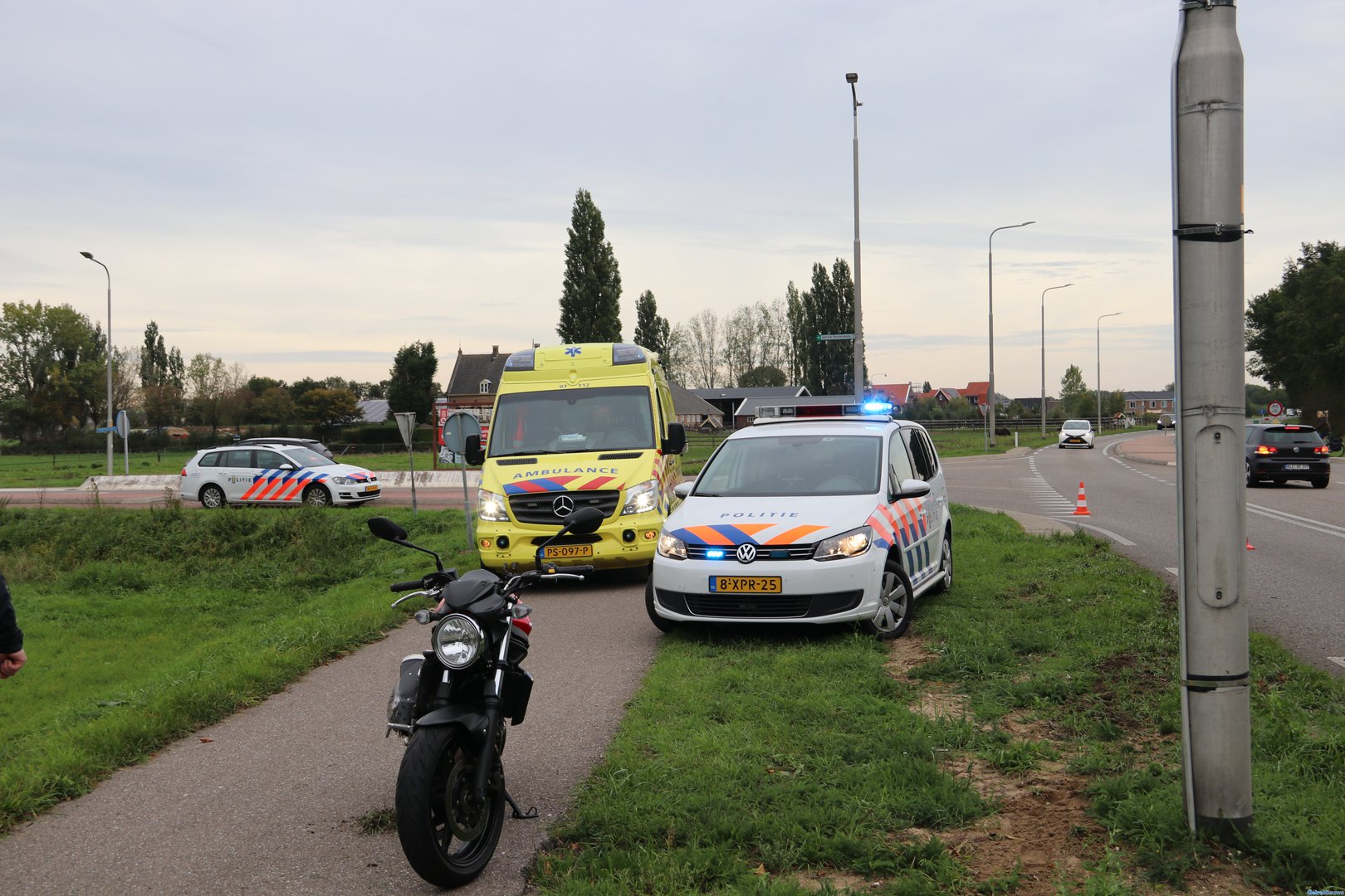 Motorrijdster gewond bij aanrijding in Doesburg