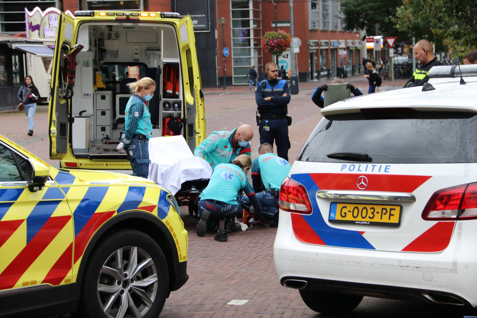 Vrouw gewond bij ongeval in binnenstad Arnhem