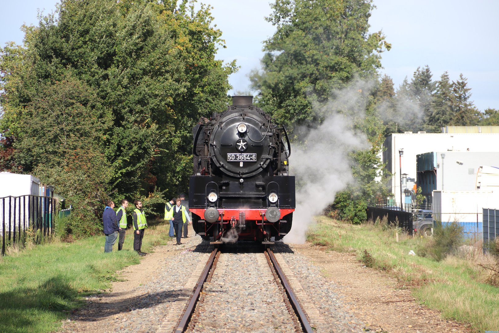 Veluwse stoomtrein krijgt pech in Dieren